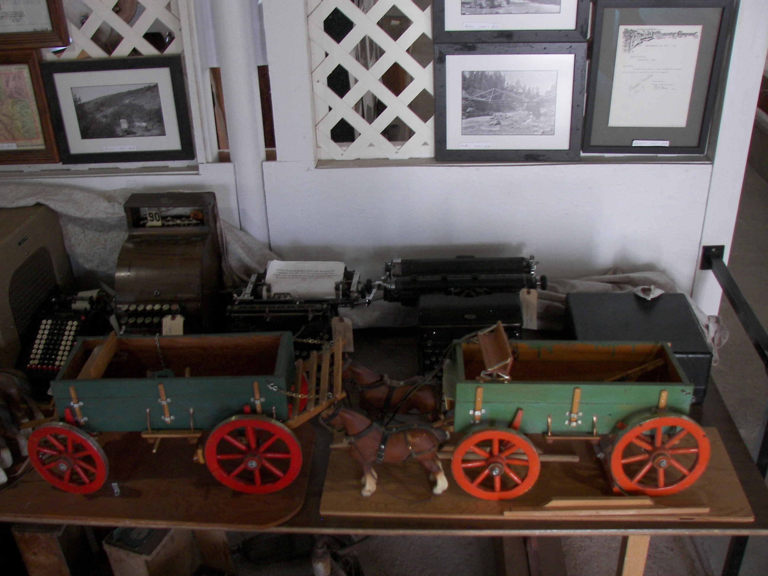 Entrance - Typwriters & Wagons Table