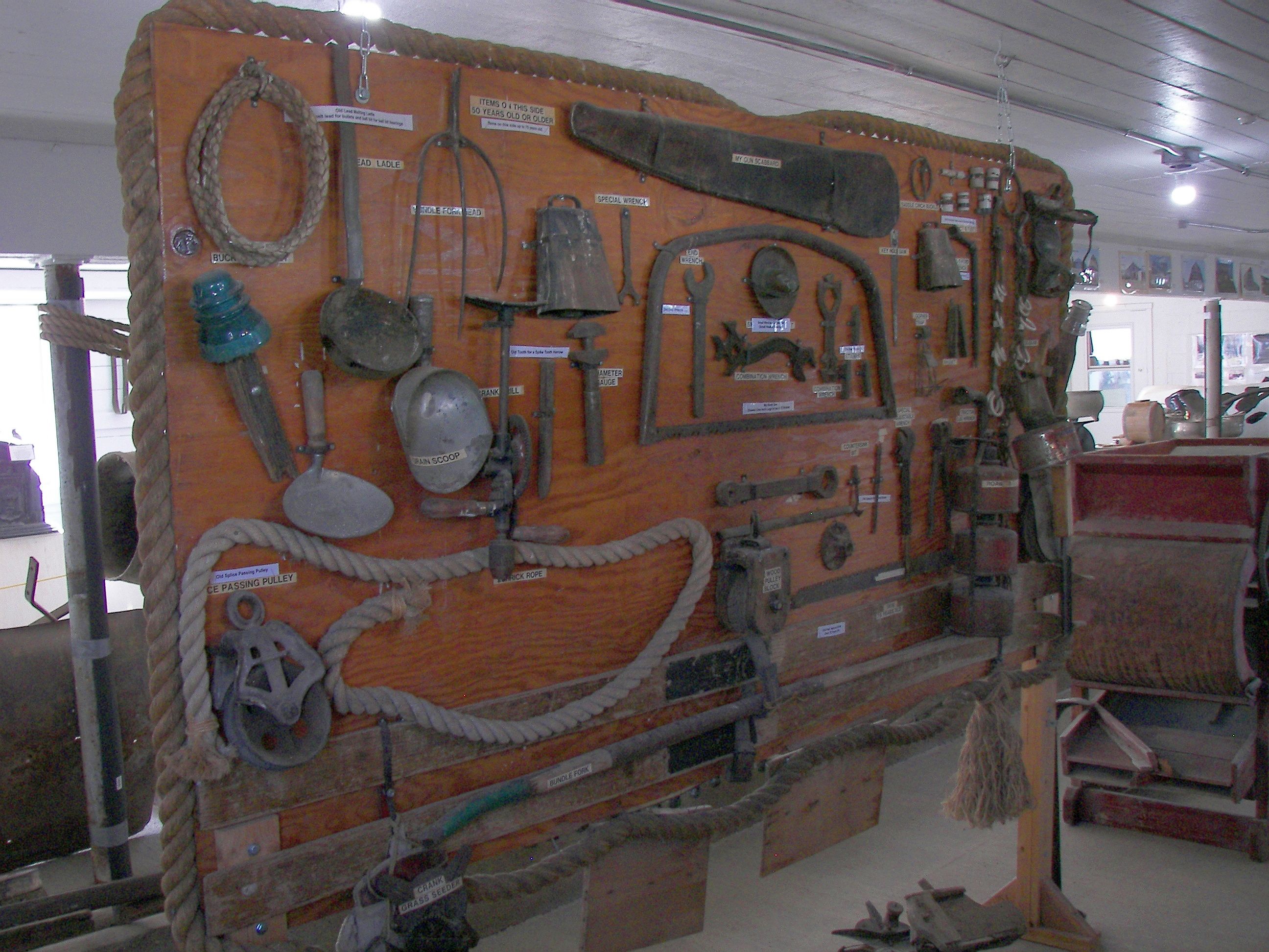 Room 2 - Dairy & Farming - Tool Board